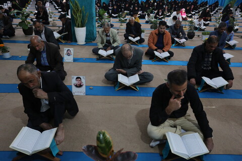 تصاویر /  مراسم جزء خوانی قرآن در آستان امامزاده نرمی اصفهان