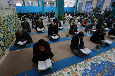 تصاویر /  مراسم جزء خوانی قرآن در آستان امامزاده نرمی اصفهان