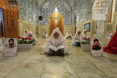 تصاویر /  مراسم جزء خوانی قرآن در آستان امامزاده نرمی اصفهان