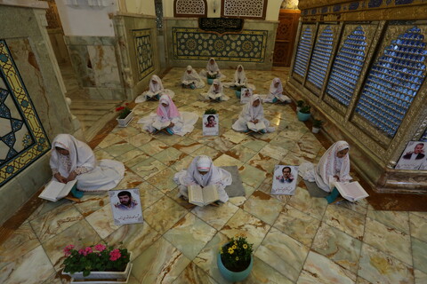 تصاویر /  مراسم جزء خوانی قرآن در آستان امامزاده نرمی اصفهان