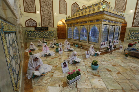 تصاویر /  مراسم جزء خوانی قرآن در آستان امامزاده نرمی اصفهان