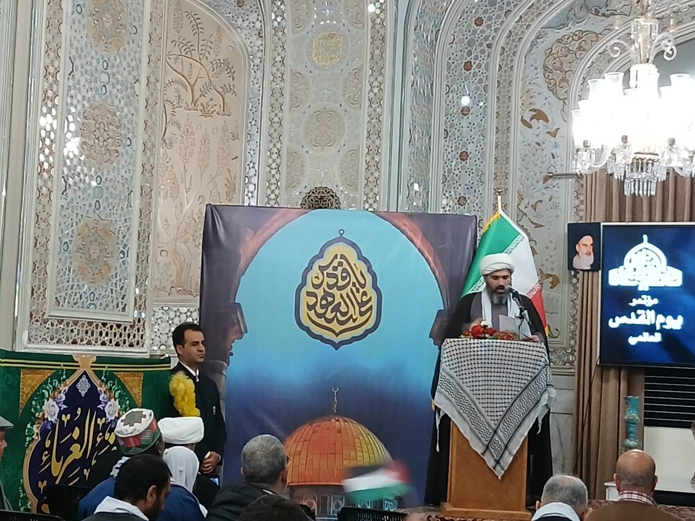 همایش بین المللی حی علی القدس در حرم مطهر رضوی