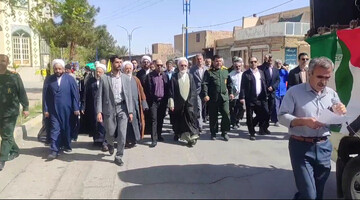 فیلم| آغاز راهپیمایی حماسی روز قدس در سراسر استان یزد