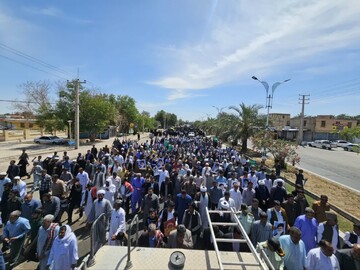 تصاویر/ راهپیمایی روز قدس در شهرستان ریگان