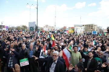 حضور پرشور مردم ارومیه در راهپیمایی روز جهانی قدس