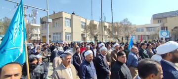 تصاویر/ راهپیمایی روز جهانی قدس در شهرستان بوکان