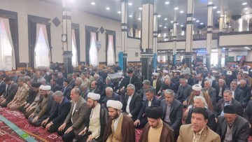 تصاویر/ آیین عبادی سیاسی نماز جمعه چهاربرج