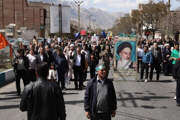 تصاویر/ راهپیمایی روز جهانی قدس در شهرستان پلدشت