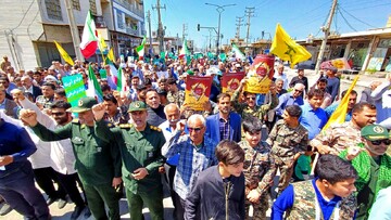 فیلم| راهپیمایی روز قدس در دیلم