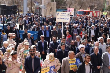 تصاویر/ راهپیمایی روز جهانی قدس در نمین