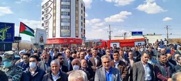 تصاویر/ راهپیمایی روز جهانی قدس در شهرستان شاهین دژ