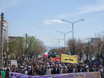 تصاویر/ راهپیمایی روز جهانی قدس در شهرستان چایپاره