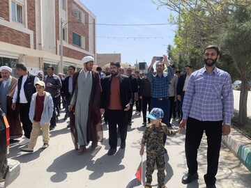 تصاویر/ راهپیمایی و نمازجمعه روز قدس در شهر اختیارآباد