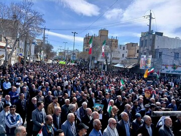 تصاویر/ حضور حماسی مردم قروه در روز جهانی قدس