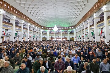 تصاویر/ اقامه نماز جمعه شهرستان تبریز
