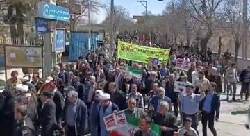 فیلم| حضور گسترده مردم اشترینان در راهپیمایی روز جهانی قدس