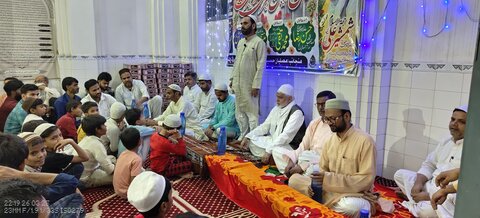 حسینی مسجد محلہ بازید پورہ کوپاگنج مئو میں محفل نور و جشن قرآن و عترت کا انعقاد