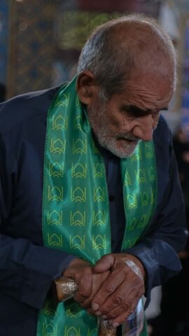 تصاویر/آیین خطبه‌ خوانی و شمع‌ گردانی در حرم مطهر حضرت محمد هلال بن علی(ع)