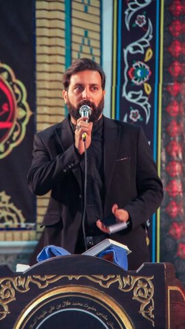 تصاویر/آیین خطبه‌ خوانی و شمع‌ گردانی در حرم مطهر حضرت محمد هلال بن علی(ع)