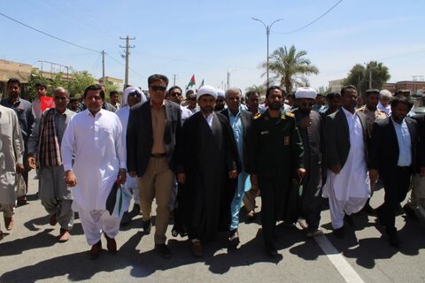 راهپیمایی شهرستان جازموریان