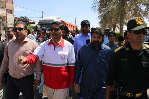راهپیمایی شهرستان جازموریان
