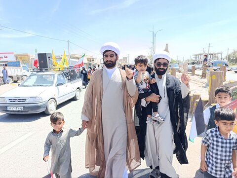 راهپیمایی شهرستان جازموریان