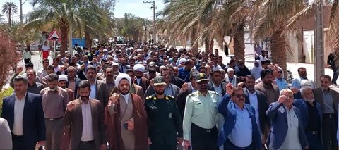 راهپیمایی روز قدس در شهرستان فهرج