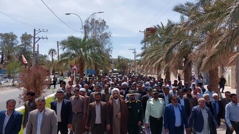 راهپیمایی روز قدس در شهرستان فهرج