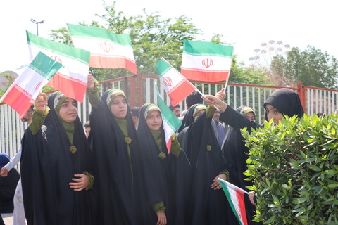 حضور نوجوانان در راهپیمایی روز جهانی قدس در اهواز