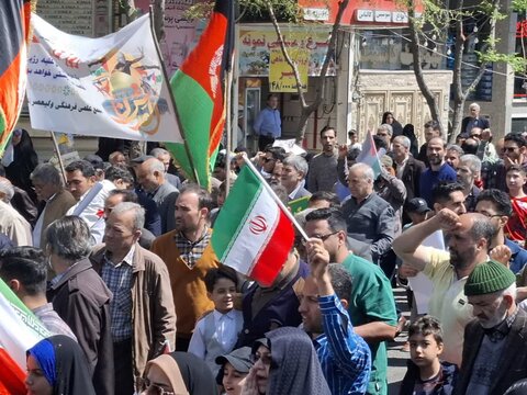 تصاویر/ حضور پرشور مردم کاشان در راهپیمایی روز جهانی قدس