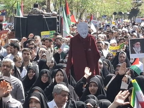 تصاویر/ حضور پرشور مردم کاشان در راهپیمایی روز جهانی قدس