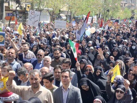 تصاویر/ حضور پرشور مردم کاشان در راهپیمایی روز جهانی قدس