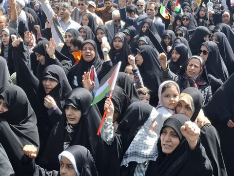 تصاویر/ حضور پرشور مردم کاشان در راهپیمایی روز جهانی قدس