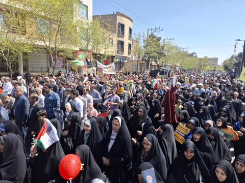 تصاویر/ حضور پرشور مردم کاشان در راهپیمایی روز جهانی قدس