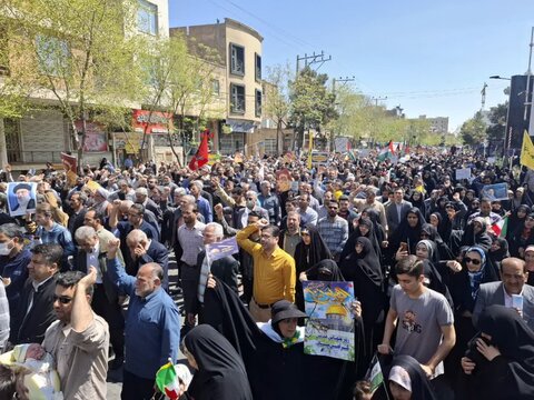 تصاویر/ حضور پرشور مردم کاشان در راهپیمایی روز جهانی قدس
