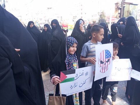 تصاویر/برگزاری راهپیمایی روز قدس با حضور طلاب و مردم غیور شهرستان ساوه