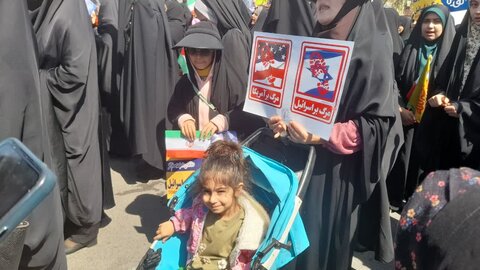 تصاویر/برگزاری راهپیمایی روز قدس با حضور طلاب و مردم غیور شهرستان ساوه