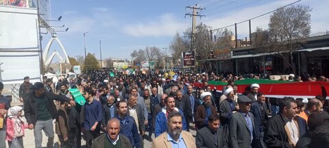 حضور پر شور مردم ولایت مدار شهرستان نورآباد در راهپیمایی روز جهانی قدس