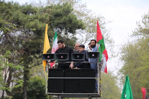 راهپیمایی روز قدس با شکوه هر چه تمام تر در ساری برگزار شد.