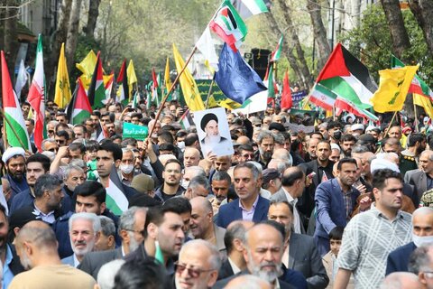 راهپیمایی روز قدس با شکوه هر چه تمام تر در ساری برگزار شد.