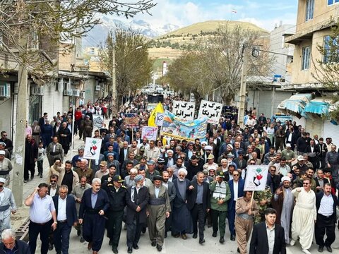 تصاویر/  راهپیمایی روز جهانی قدس در پیرانشهر