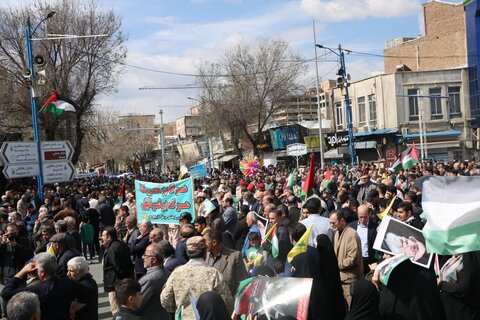 تصاویر/ راهپیمایی روز جهانی قدس در ارومیه