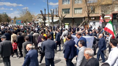 تصاویر/ راهپیمایی روز جهانی قدس در ارومیه