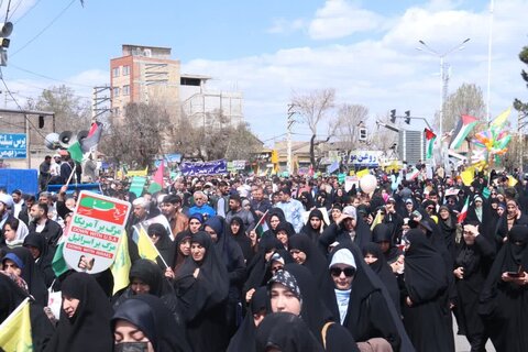 تصاویر/ راهپیمایی روز جهانی قدس در ارومیه