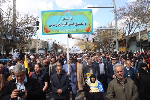 تصاویر/ راهپیمایی روز جهانی قدس در ارومیه