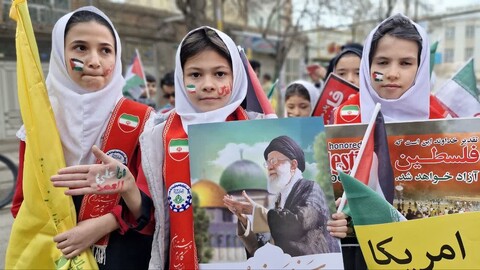 تصاویر/ برگزاری راهپیمایی بزرگ روز جهانی قدس در اهر