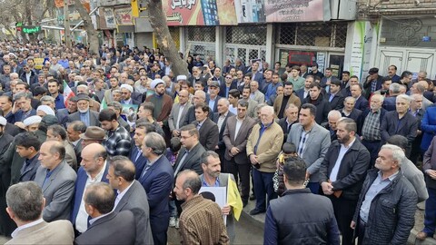 تصاویر/ برگزاری راهپیمایی بزرگ روز جهانی قدس در اهر