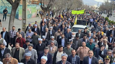 تصاویر/ راهپیمایی روز جهانی قدس در اشنویه