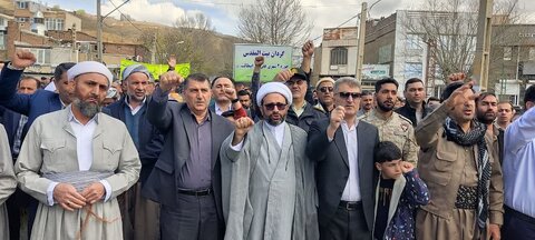 تصاویر/ راهپیمایی روز جهانی قدس در اشنویه