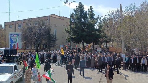 تصاویر/ راهپیمایی روز جهانی قدس  شهرستان میاندوآب